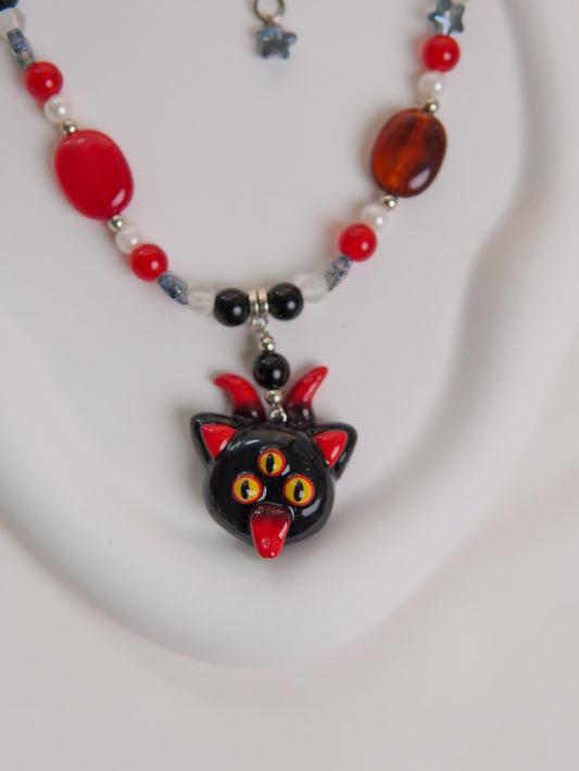Demon Cat Necklace