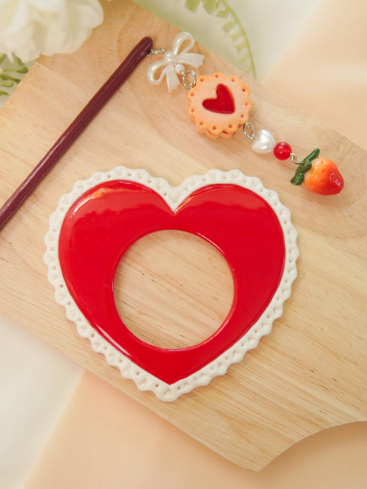Kawaii Heart Hair Stick
