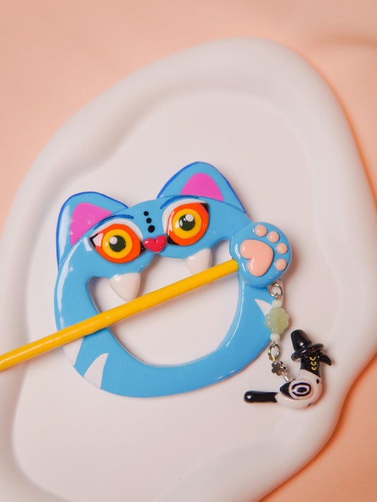 derpy tiger Hair Pin