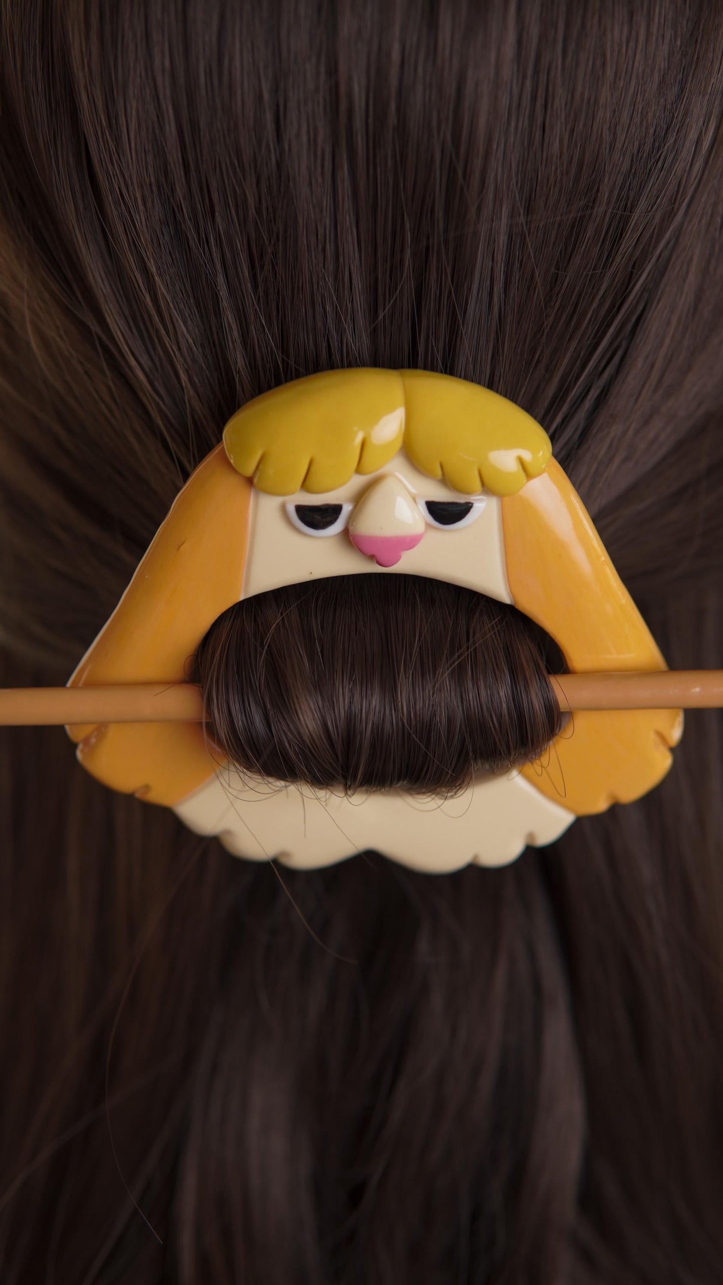 Handmade Anime Style Hair Stick Bun Pin, Hair Accessory