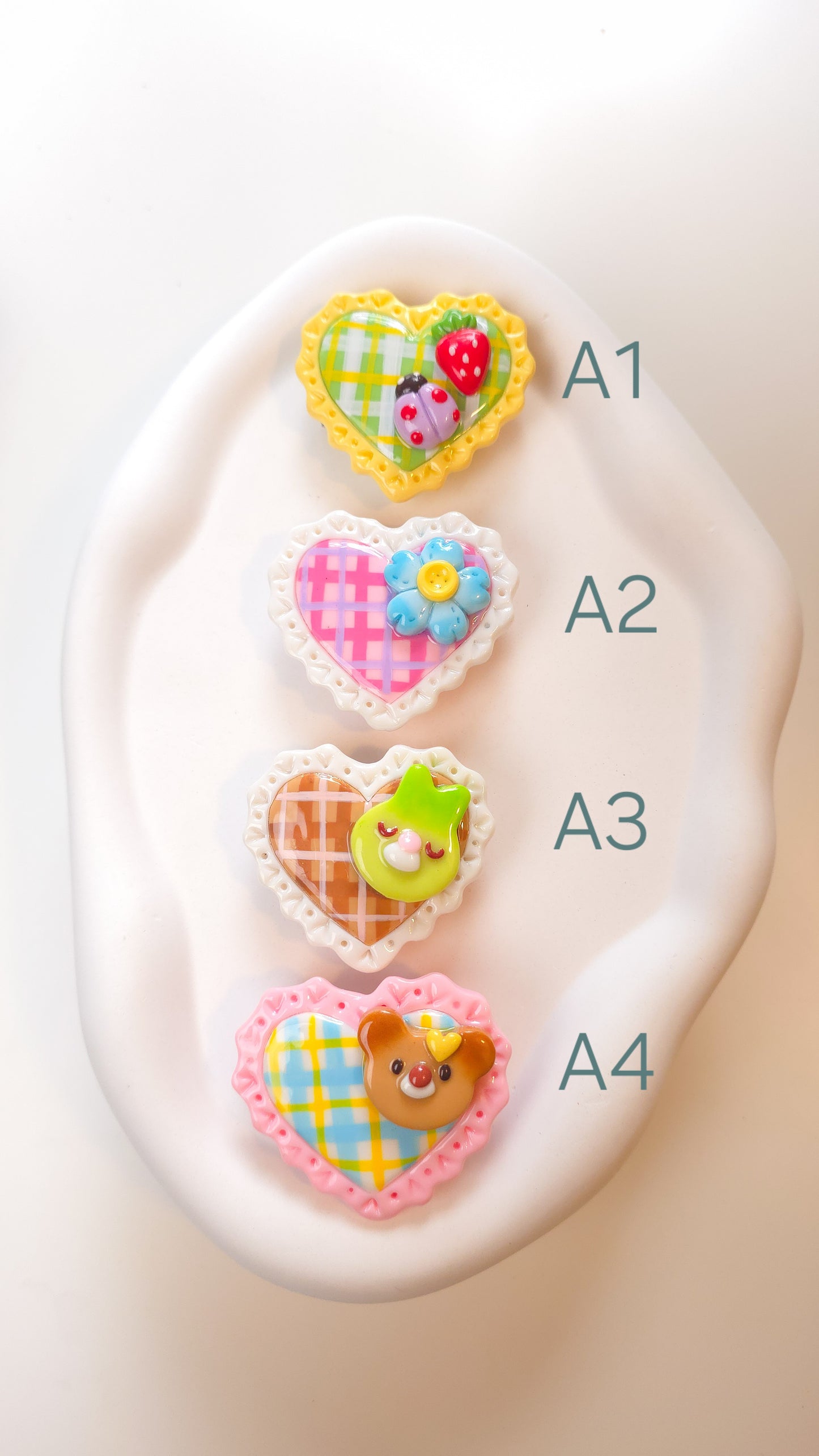 Sweet Motif Hair Clip Assortment