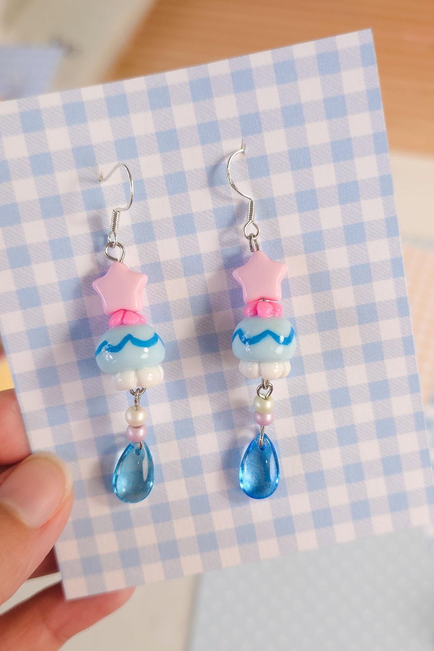 Jellyfish Earrings Silver S925