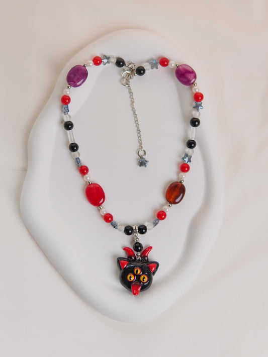 Demon Cat Necklace
