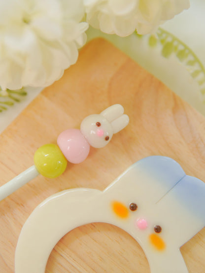 Kawaii Bunny Dango Hair Stick