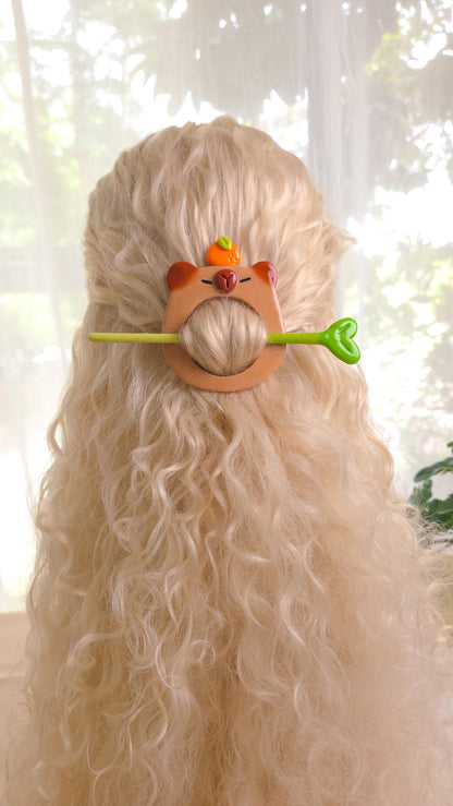 Capybara Hair Stick