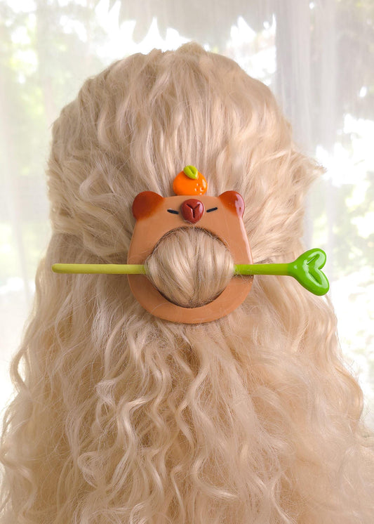 Capybara Hair Stick