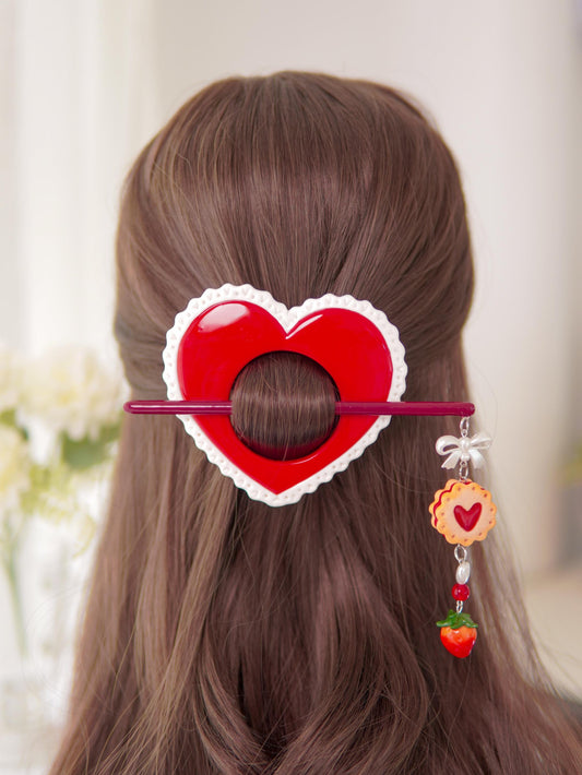 Kawaii Heart Hair Stick