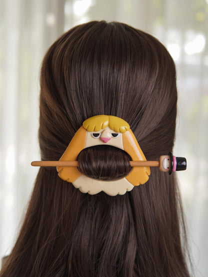Handmade Anime Style Hair Stick Bun Pin, Hair Accessory